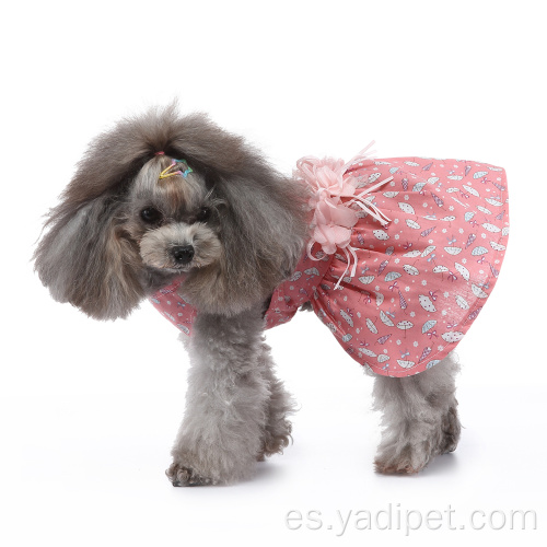 Vestidos para perros Pet girl Princess Faldas de algodón rosa